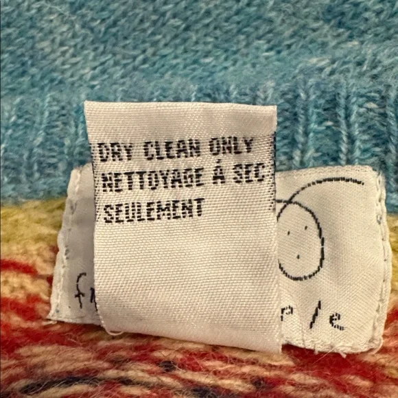 Vintage like new Free People fair isle cardigan sweater - Picture 6 of 6